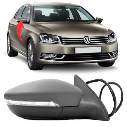 Passat B7 2010-2015 Sağ Ayna Katlanır Çevre Aydınlatmalı 3AA857508A