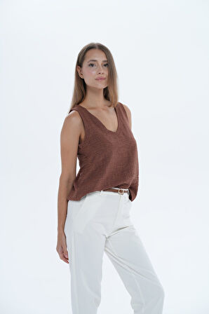  V Yaka Kolsuz Basic Top  | L