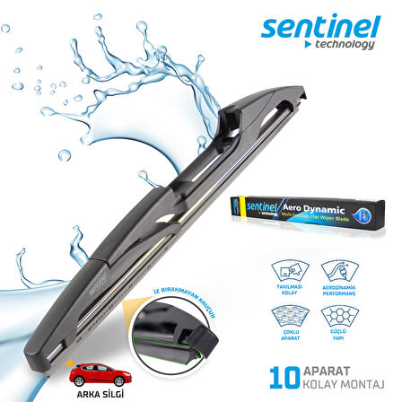 Sentinel Universal Aparatlı Araba Arka Silecek / 325mm