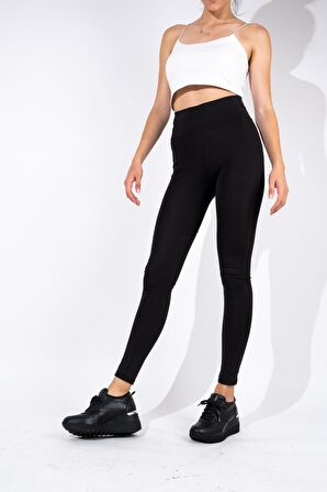 Modabuymus Siyah Dolgu Topuklu Sneaker Bağcıklı Spor Ayakkabı - Pily