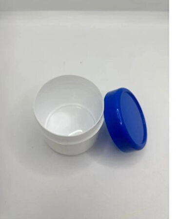 MAVİ KAPAKLI KREM KOYMA KUTUSU 100 CC