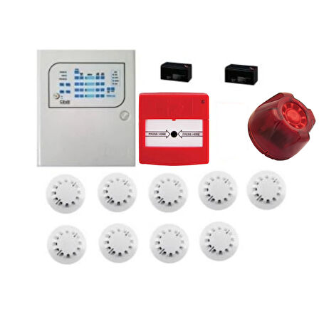 Codesec Konvansiyonel Sistem Yangın Alarm Seti 9 Lu