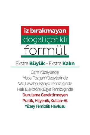 Easy Clean Yüzey Temizlik Havlusu 100 x 6 Adet (600 Yaprak)