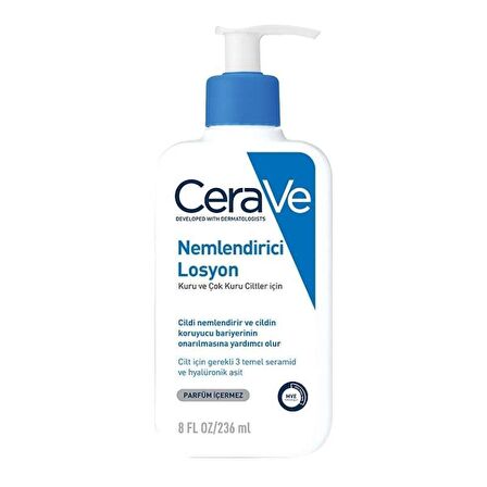 CeraVe Moisturising Lotion Nemlendirici Losyon 236 ml +CeraVe Hydrating Cleanser Nemlediren Temizleyici 236 ml