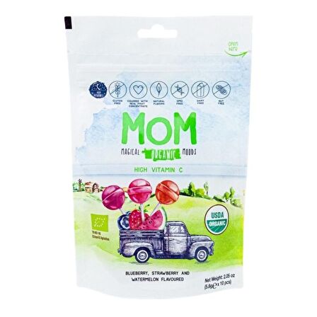 MOM Magical Organic Moods Lolipop 5.8gx10 Adet X2 Adet