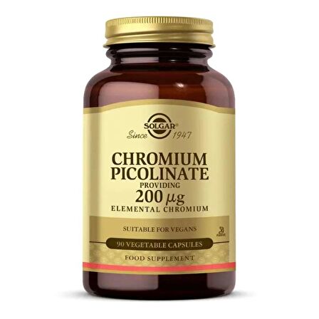 Solgar Chromium Picolinate 200 Mcg x2 Adet