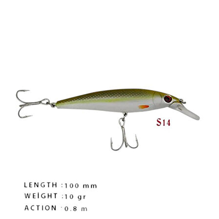 PORTFİSH YCS004 CL:S14 100mm 10gr 0.8m Sahte Balık