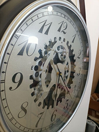 Biev Deri Kayışlı Duvar Saat