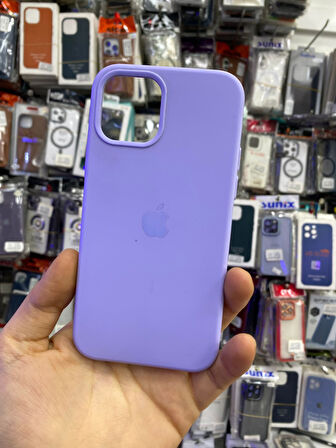 İPHONE 12 UYUMLU LOGOLU LANSMAN İÇİ KADİFE KILIF EFLATUN