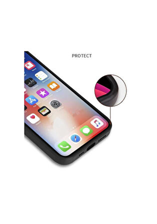 İPHONE 14 PRO UYUMLU RCH BSS DERİ KARLIKLI KILIF SİYAH