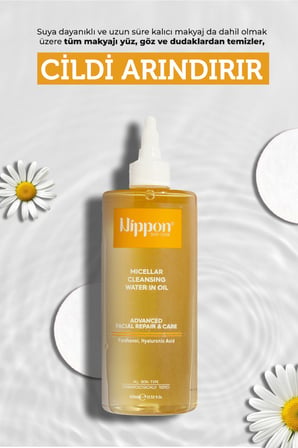 Dr.Clinic Nippon Miselli Temizleme Suyu 400 Ml Çift Fazlı
