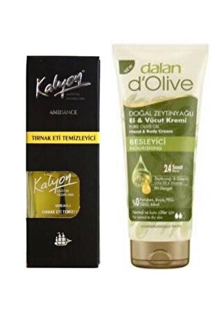 Kalyon Tırnak Eti Temizleyici + Dalan Tüp Krem 20 Ml