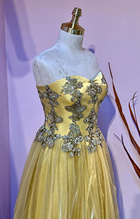 Gold Rengi Abiye