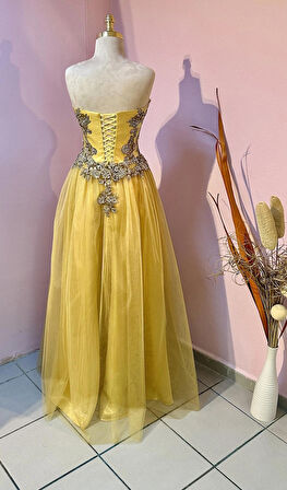 Gold Rengi Abiye