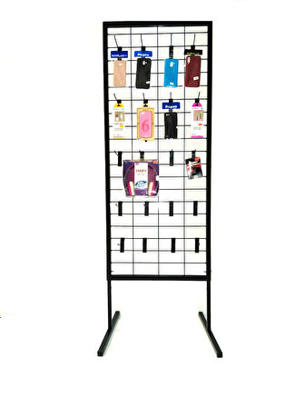 Tel Pano Stand - Telli Aksesuar Çorap Standı, Tel Çorap Standı 60x190