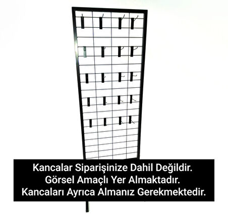 Tel Pano Stand - Telli Aksesuar Çorap Standı, Tel Çorap Standı 60x190