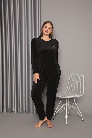 SENFONİ 10458 Kadın BATTAL KADİFE TAKIM