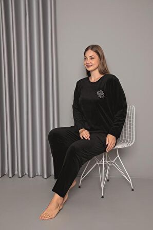 SENFONİ 10458 Kadın BATTAL KADİFE TAKIM