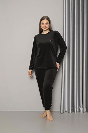 SENFONİ 10459 Kadın BATTAL KADİFE TAKIM