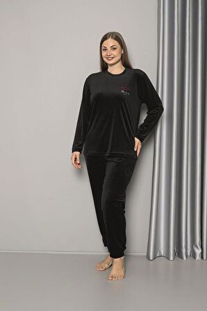 SENFONİ 10459 Kadın BATTAL KADİFE TAKIM