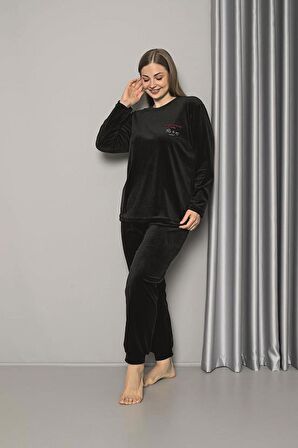 SENFONİ 10459 Kadın BATTAL KADİFE TAKIM