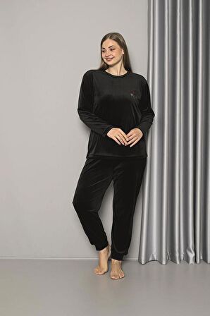 SENFONİ 10459 Kadın BATTAL KADİFE TAKIM