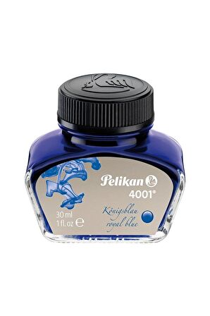 Pelikan 4001 Dolma Kalem Mürekkebi 30 Ml. Siyah + Mavi