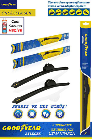 Good Year Volvo S40 1997-2004 SuperMute 2'li Muz Tipi Ön Silecek Seti