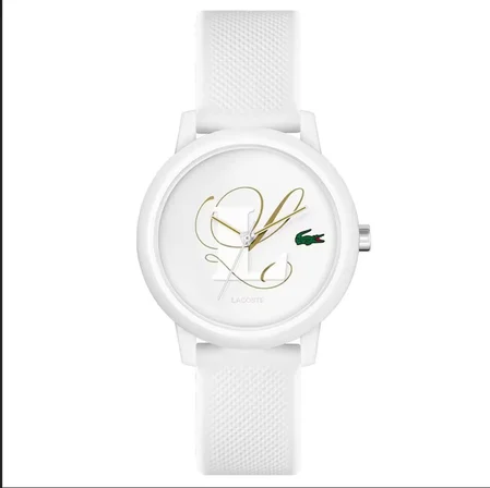 Lacoste 12.12 Kadın Kol Saati Beyaz Silikon Kordon 36 mm Quartz