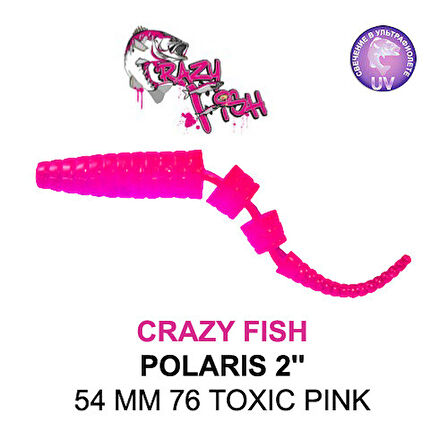 CRAZY FISH POLARIS 2 54 MM SAHTE SİLİKON