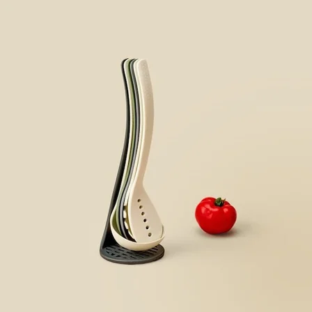 Arow 6 Parça Silikon Servis Seti - Yeşil / Krem