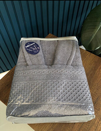 Bella Home 2 Parça Bornoz