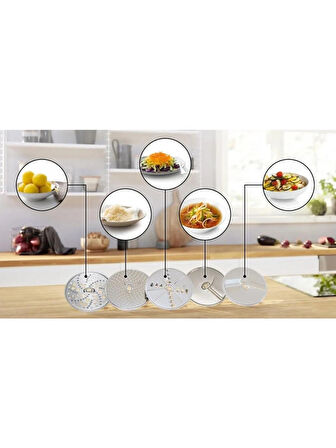 Bosch Mutfak Şefi MUMS6ZS00 -MUMSZ6ZS17 Optimum 8-9 Seri Rende Seti