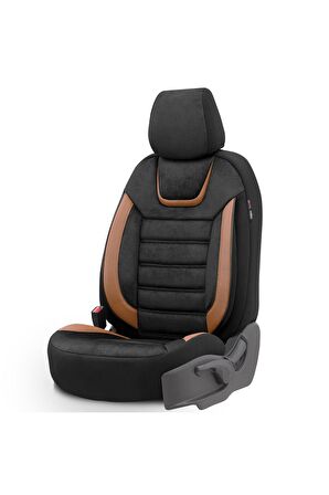 Iconic Design Universal Seat Covers Black-tan