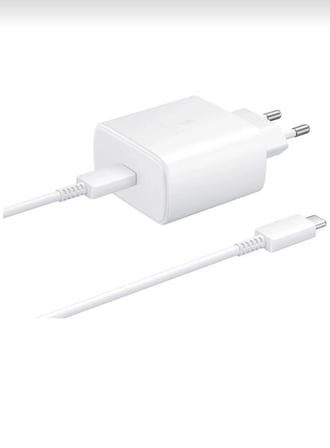 Premium Şarj Cihazı Type-C 45W Beyaz Süper Hızlı Şarj