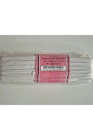 Yassı Lastik 10 Metre Uzunluk 5 mm Genişlik 1