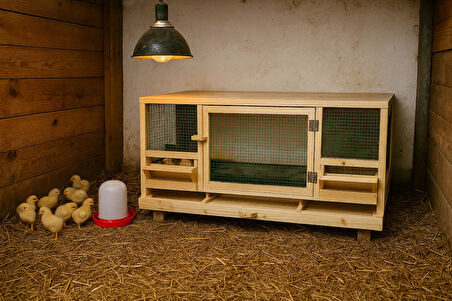 Çekmeceli Izgaralı Taşıma-büyütme Kafesi – Güvercin, Civciv, Bıldırcın, Tavşan