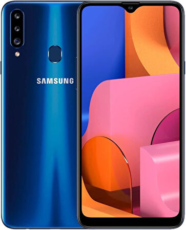 Samsung Galaxy A20S 32 GB Mavi 3 GB RAM (SM-A207F/DS) YENİLENMİŞ ÜRÜN (Sıfır gibi) 