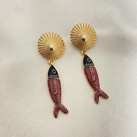  Zara Model Balık Küpe