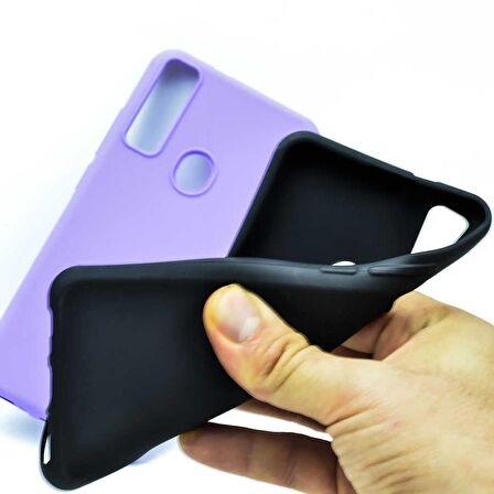 Smcase Huawei P Smart 2021 Kılıf Lüks Mat Silikon