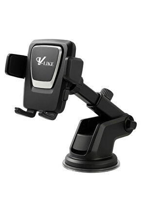 Araç içi Telefon Tutucu Vantuzlu Ayarlanabilir Vakumlu