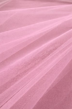 SENAHOBİ Pembe Kristal Tül Düğün, Nişan, Bohça, Kapı Süsü