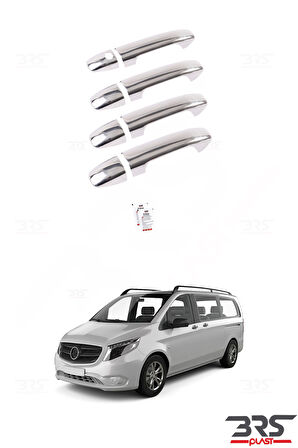 Mercedes Vıto W-447 2014 Ve Üzeri Kapı Kolu P.çelik 4 Prç.
