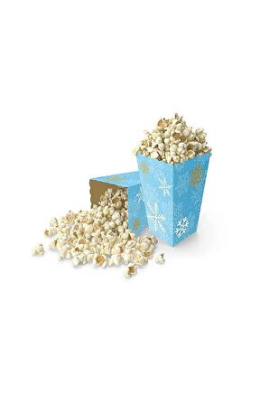 Mısır Kutusu Kar Tanesi 8'li Mavi