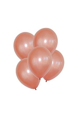 Metalik Rose Gold Balon 10'lu Paket