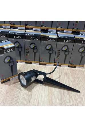 KASSEL AYDINLATMA 10 ADET AMBER RENK Kazıklı Çim Aydınlatma Ve Bahçe Armatür 5w Ct-7300