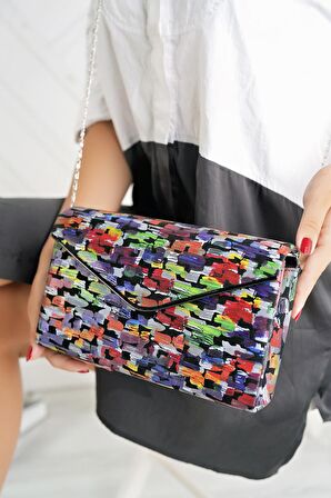 Kadın Ayakkabı Yüksek Topuklu Stiletto Abiye Ayakkabı+Abiye Çanta Gece Çantası Özel Kombin