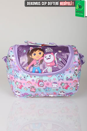 x Dekomus Lisanslı Gabby’s Dollhouse Meow Magic Collection Termoslu Beslenme Çantası