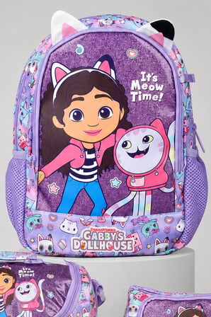 x Dekomus Lisanslı Gabby’s Dollhouse Meow Magic Collection Anaokul,Termoslu Beslenme ve Kalem Çantası,Beslenme Kabı,500 Ml Matara Seti
