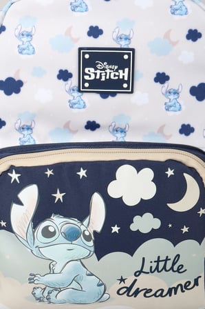 x Dekomus Lisanslı Stitch Little Dreamer Collection Tek Bölmeli Küçük Boy Anaokul Çantası